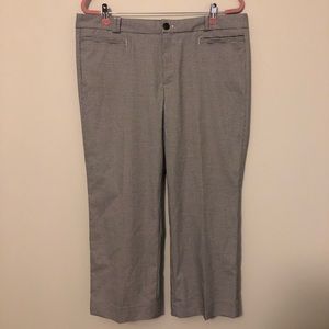 Banana Republic Herringbone Logan Crop Pants 14